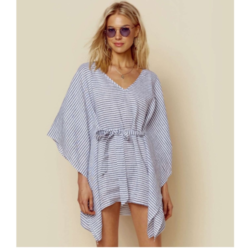 Riller & Fount x Planet Blue Alicia Caftan Mini